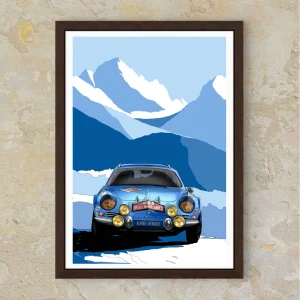 Alpine A 110 - Affiche édition Numérotée & Limitée
