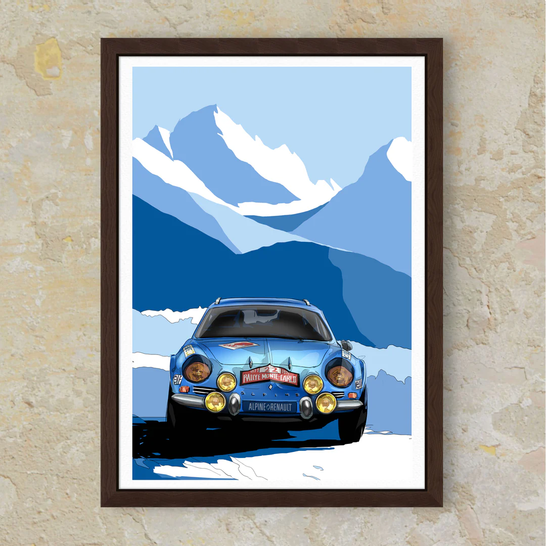 Alpine A 110 - Affiche édition Numérotée & Limitée