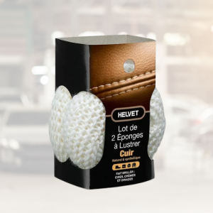 Lot de 2 Éponges à Lustrer Cuir – HELVET