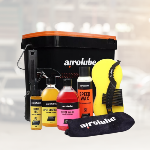 Pack Entretien Moto Airolube – Cleaning & Care Complete Kit