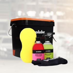 Pack Entretien Voiture Airolube – Super Wash + Rim Cleaner + Accessoires