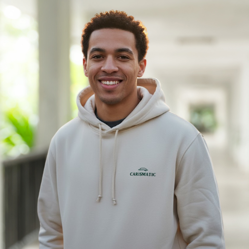 Sweat à Capuche Beige Crème CARISMATIC