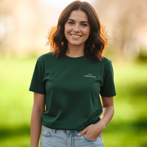 T-shirt Vert Foncé CARISMATIC