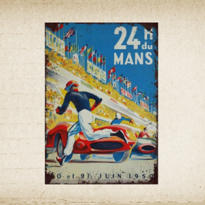 Plaque métal 24 h du Mans