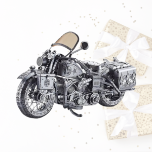 Puzzle Métal 3D – Moto Cruiser Militaire Style Harley
