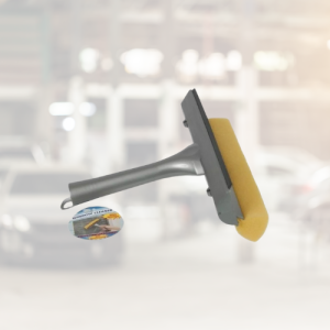 Raclette pour nettoyage de vitres 2-en-1