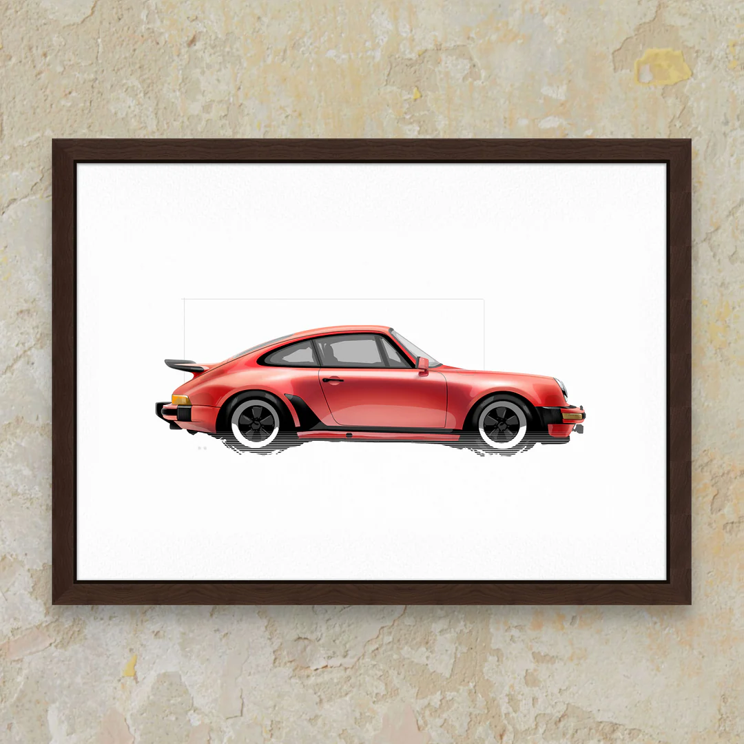 Porsche 911 "Widowmaker" - Affiche édition Numérotée & Limitée